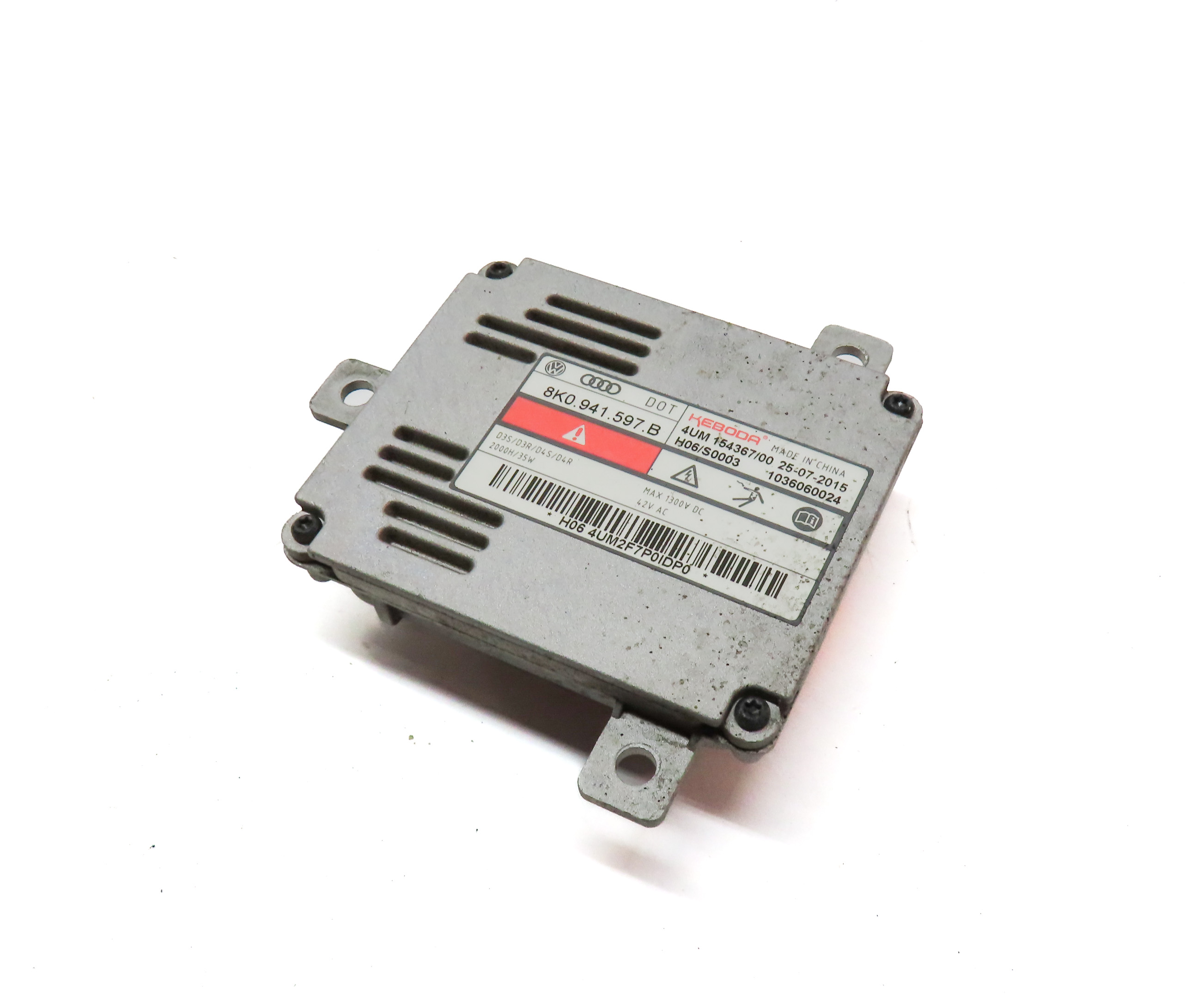 2016 AUDI Q5 (B8 8R) FRONT RIGHT PASSENGER HEADLIGHT LAMP BALLAST MODULE — exact item pictured